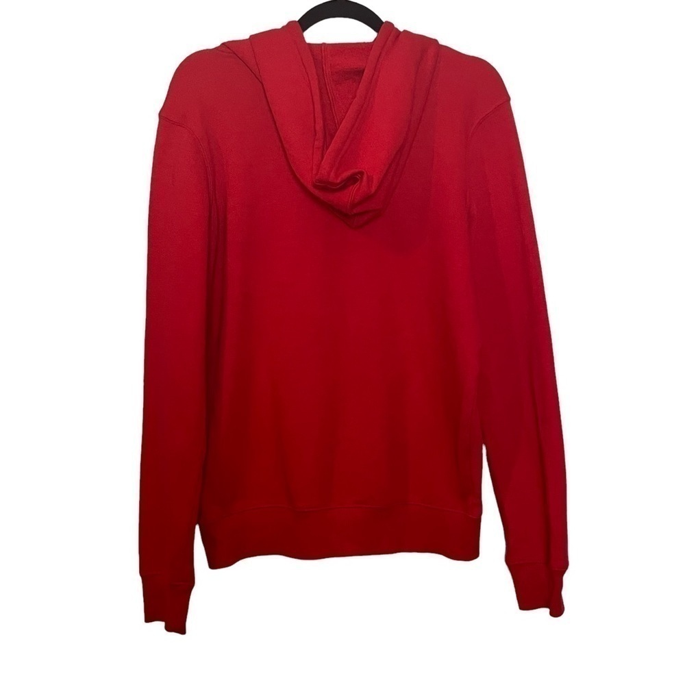 Fila Red Unisex Long Sleeve Hoodie with Kangaroo Pocket Sz. L - Picture 9 of 13